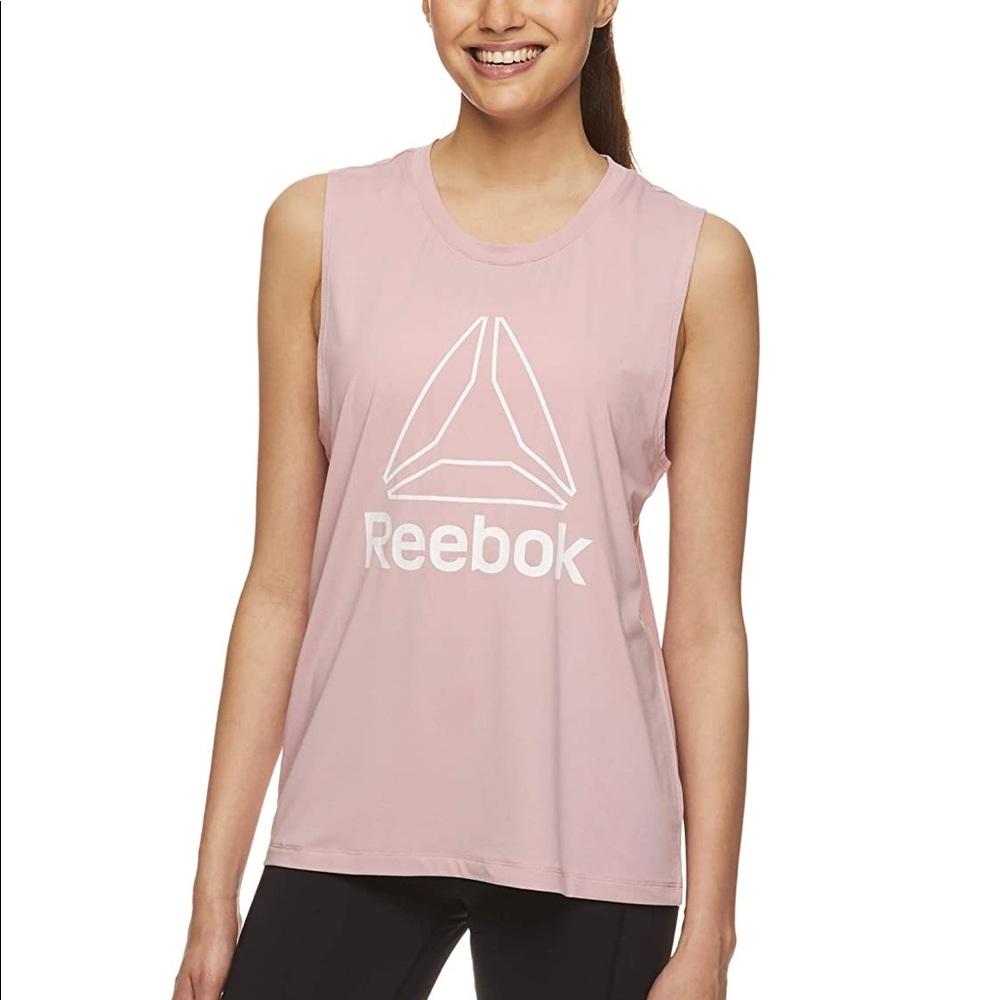 Reebok Pink Muscle Tank, Sz. S